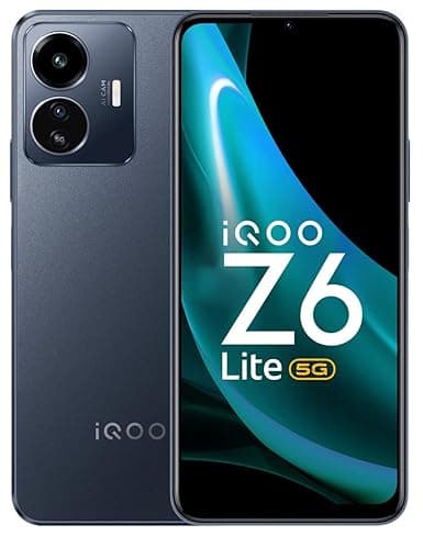 (Refurbished) iQOO Z6 Lite 5G (Mystic Night, 6GB RAM, 128GB Storage)